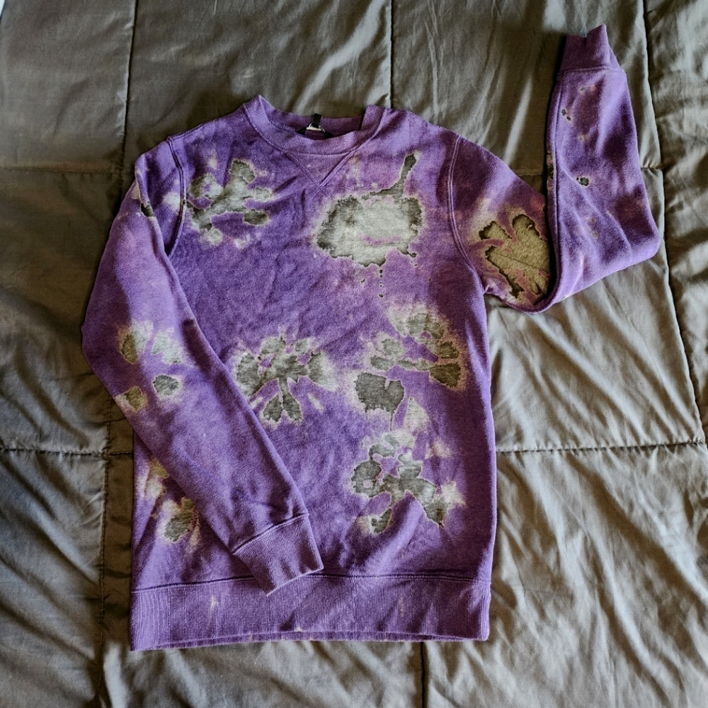 1001 George 'Distressed' Print Sweatshirt